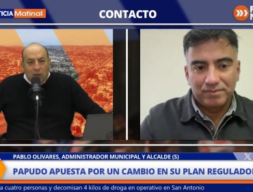 Pablo Olivares, alcalde (s) de Papudo defiende modificación al Plan Regulador: "Acá no hay blancos y negros"