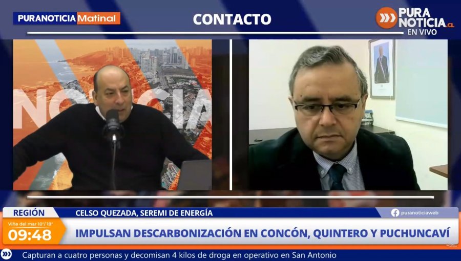 Seremi de Energía, Celso Quezada por descarbonización en Concón, Quintero y Puchuncaví: “la ministra recogió la idea de pasar de una zona de sacrificio a una zona de abiertas oportunidades”