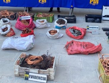 Detienen a 20 integrantes de banda criminal dedicada al robo de cables y baterías de antenas de comunicación en Los Andes