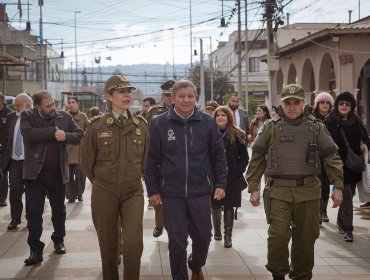 Jefa de la Zona Valparaíso de Carabineros visita Villa Alemana y la destaca como una de las comunas "más seguras" de la región