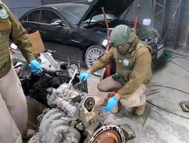 Operativo en desarmadurías de San Miguel deja seis detenidos y diversas especies de vehículos clonados recuperadas