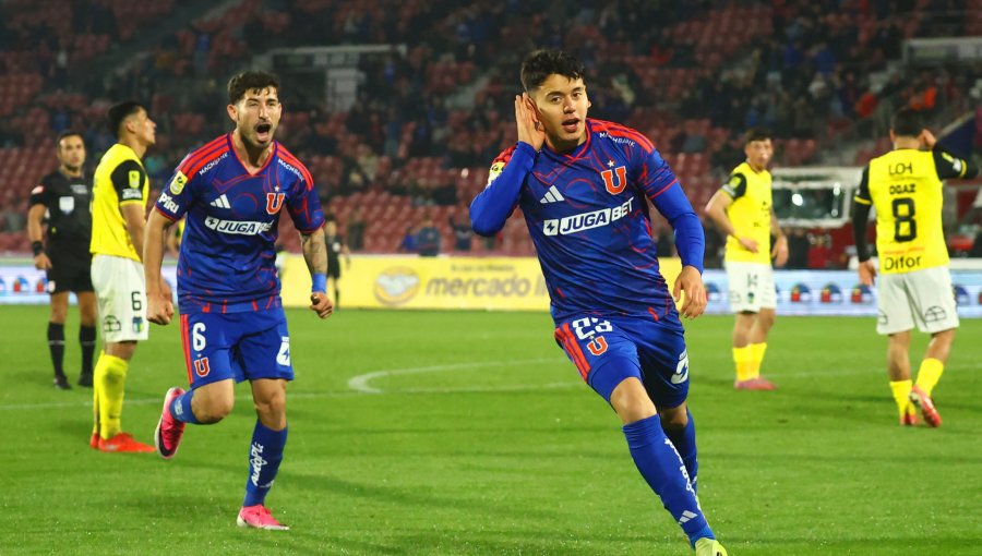 U. de Chile derrota a O'Higgins en partido pendiente y escala al tercer lugar en la Liga de Primera