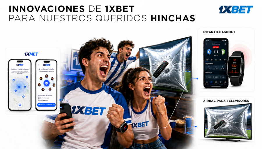 Encuentra a tu gente, salva tu tele y no te desmayes de alegría durante el partido: 1xBet sabe cómo hacerlo