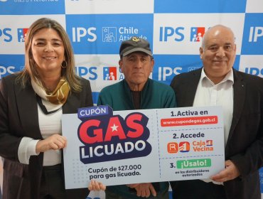 Más de 418 mil familias ya activaron el Cupón de Gas en la región de Valparaíso
