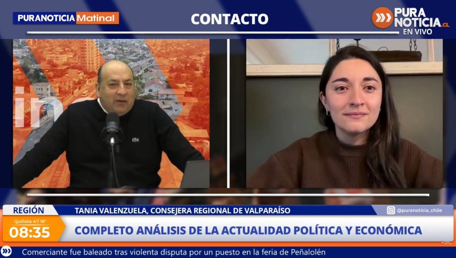 Tania Valenzuela, consejera regional de Valparaíso, por relación entre autoridades regionales: “Falta mayor coordinación”
