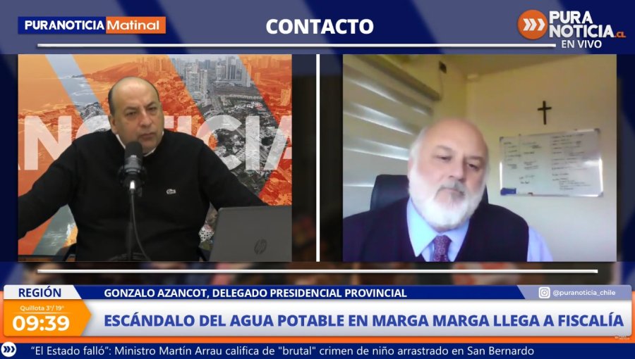 Gonzalo Azancot, delegado presidencial de Marga Marga, por polémica en contrato de proveedor de agua: “Se detectaron irregularidades que justificaban el término del contrato”