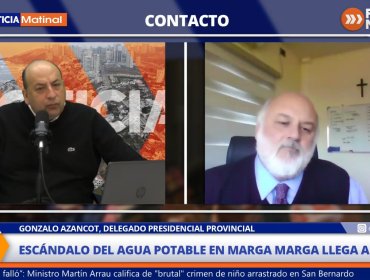 Gonzalo Azancot, delegado presidencial de Marga Marga, por polémica en contrato de proveedor de agua: “Se detectaron irregularidades que justificaban el término del contrato”