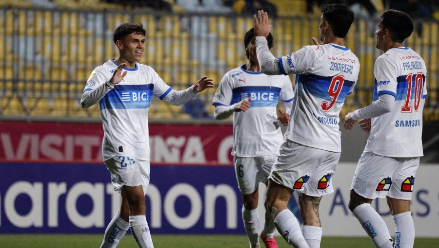 La UC venció a Everton en el Sausalito y trepó a la cima del grupo B de la Copa Chile