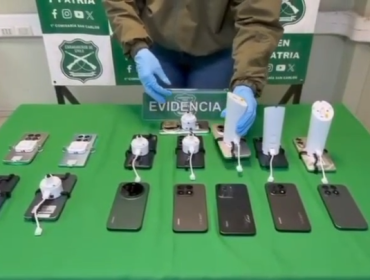 Detienen en San Carlos a banda que robó celulares de alta gama avaluados en $20 millones en Temuco