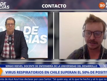 Sergio Reeves, docente de Enfermería UDD, entrega recomendaciones para evitar contagios tras el aumento de virus respiratorios en el país
