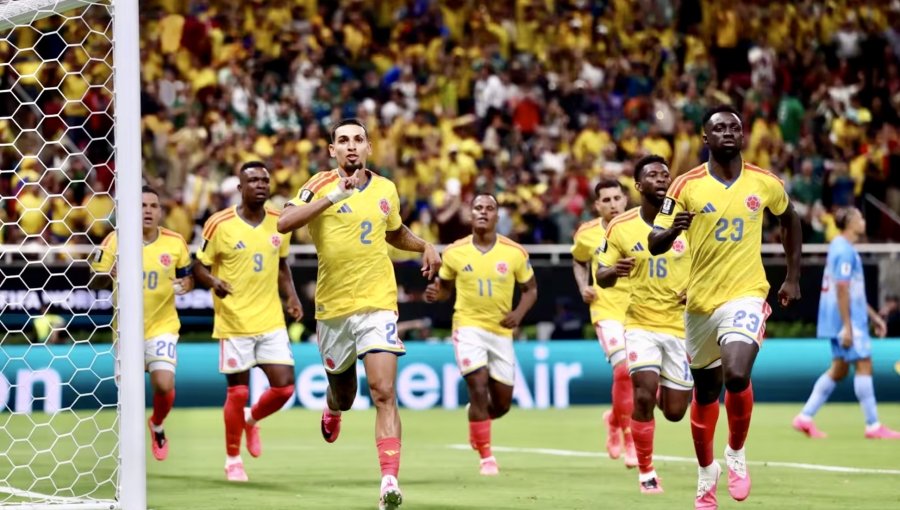 Colombia derrota a RD Congo y asegura su clasificación a la siguiente fase del Mundial