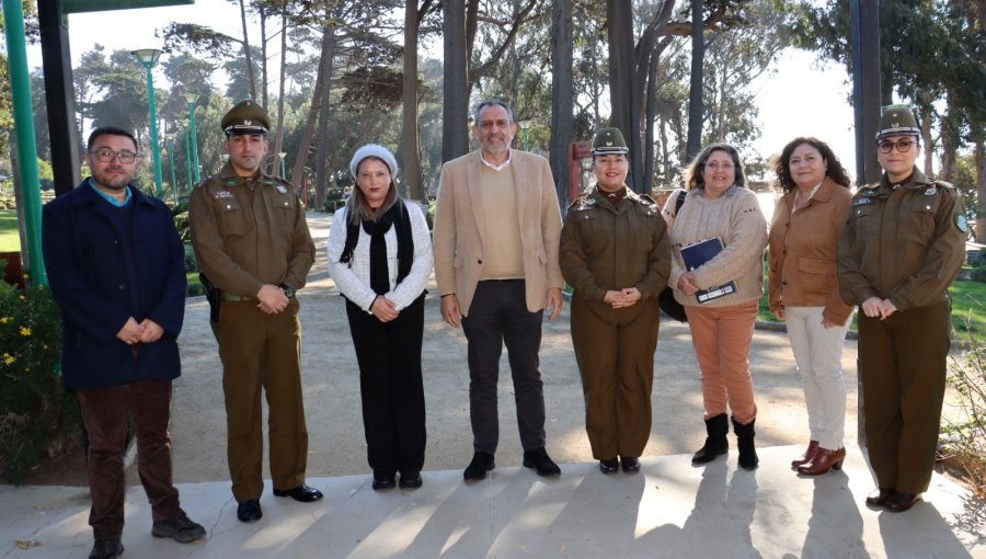 Quintero refuerza estrategia con Carabineros para prevenir situaciones de vulnerabilidad