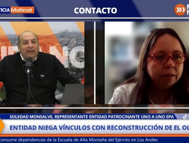 Soledad Monsalve, representante de Uno a Uno, niega vínculo con El Olivar: “El ministro fue mal informado o hay una mala intención de frentón”