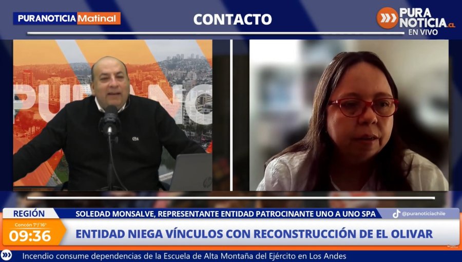 Soledad Monsalve, representante de Uno a Uno, niega vínculo con El Olivar: “El ministro fue mal informado o hay una mala intención de frentón”