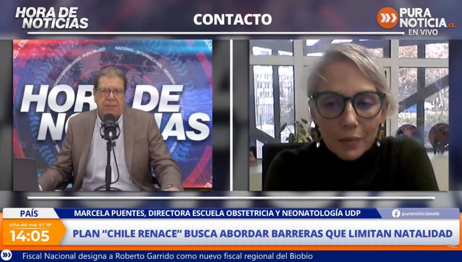 Marcela Puentes, directora de Obstetricia y Neonatología UDP, por Plan Chile Renace: “En el 2028 vamos a tener más muertes que nacimientos”