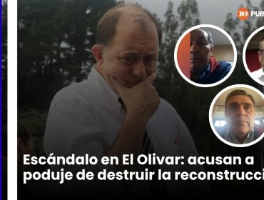 Escándalo en El Olivar: acusan a ministro Poduje de "destruir la reconstrucción"