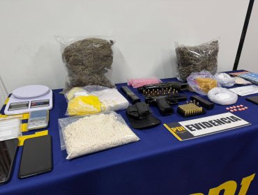 Desarticulan punto de acopio y distribución de drogas en Peñalolén: se incautaron sustancias avaluadas en más de $24 millones