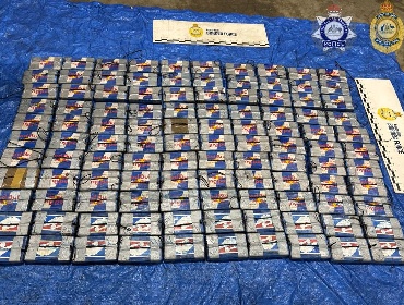 Incautan 110 kilos de cocaína en Australia en contenedor procedente de Chile
