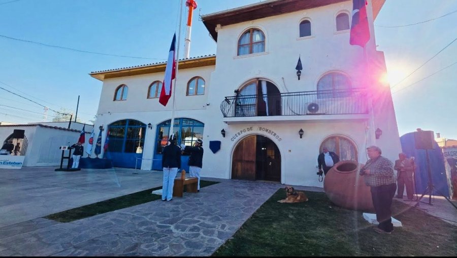 San Esteban cuenta con renovado Cuartel de Bomberos para enfrentar emergencias
