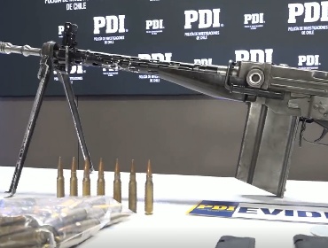 PDI detiene a seis narcos e incauta fusiles de guerra en el sur de Santiago
