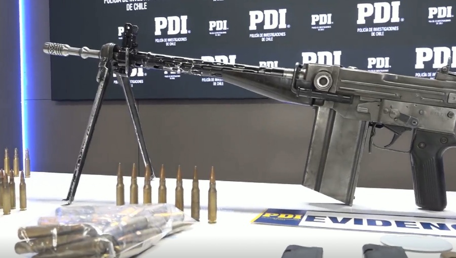 PDI detiene a seis narcos e incauta fusiles de guerra en el sur de Santiago