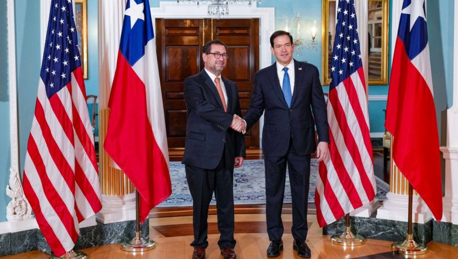 Canciller Pérez Mackenna se reúne con Marco Rubio y destaca vínculo con EE.UU.: "Es nuestro principal socio estratégico"