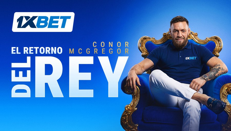El rey ha vuelto: Conor McGregor es nuevo embajador global de 1xBet