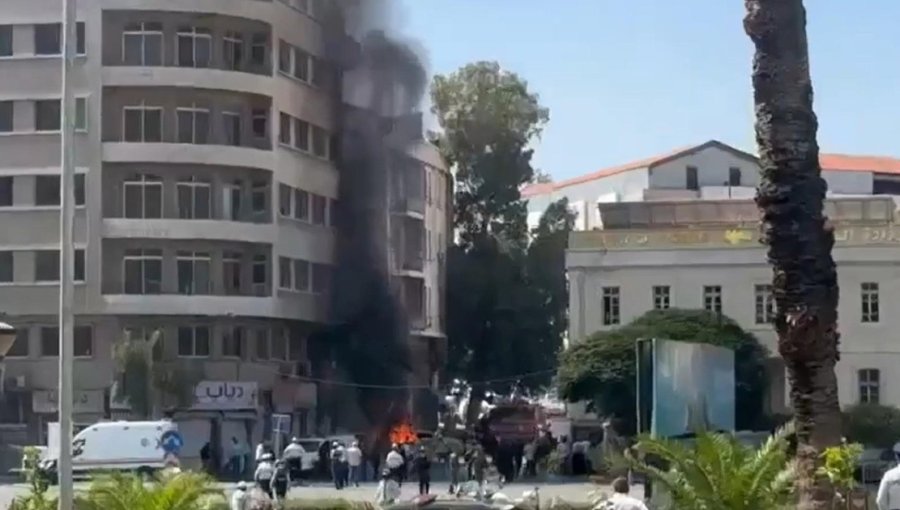 Explosiones en Damasco dejan al menos 18 heridos durante visita de Emmanuel Macron