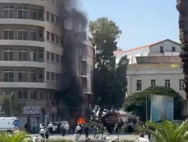 Explosiones en Damasco dejan al menos 18 heridos durante visita de Emmanuel Macron