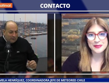 Meteoróloga Pamela Henríquez por sistema frontal en el sur del país: “Se está aproximando un nuevo ciclón extratropical con un río atmosférico asociado”