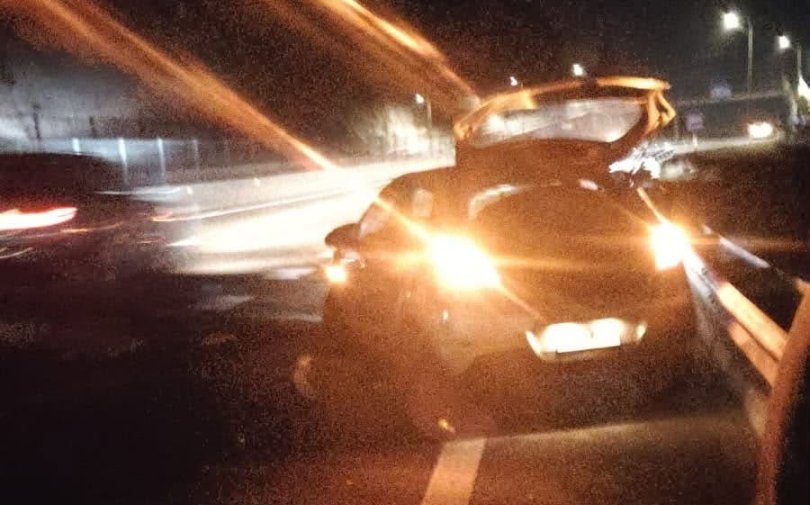 Al menos dos personas lesionadas dejó accidente vehicular en la ruta 60 CH en La Cruz