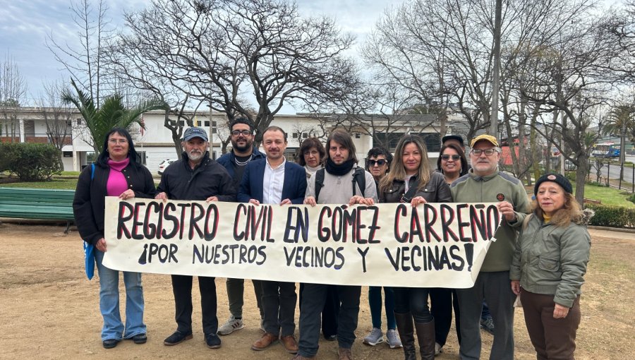 Piden al Gobierno destrabar proyecto para instalar Registro Civil en Gómez Carreño