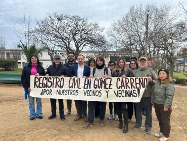 Piden al Gobierno destrabar proyecto para instalar Registro Civil en Gómez Carreño
