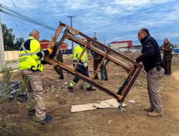 Quilpué despliega intenso operativo de retiro de rucos para recuperar espacios públicos
