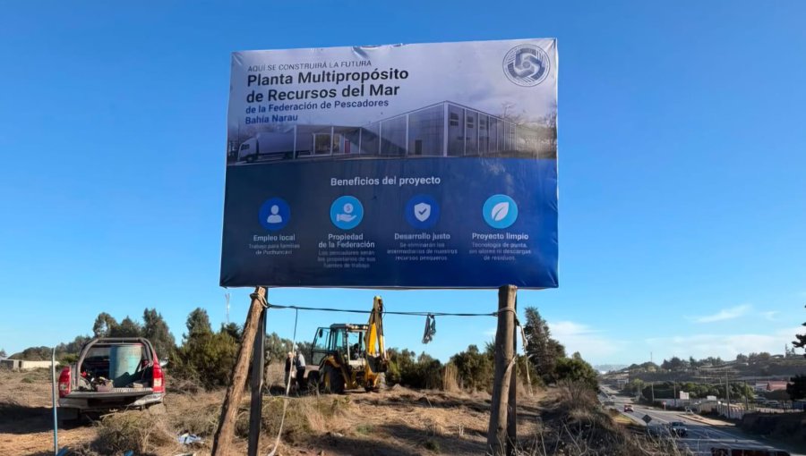 Escala polémica por planta de jibia de Puchuncaví: empresa, pescadores y Esval responden a críticas del Alcalde de Concón