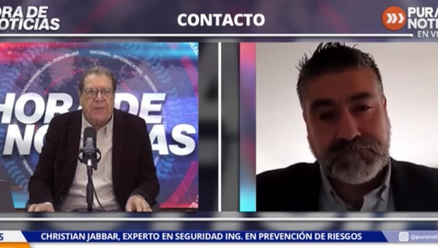 Ing. en prevención de riesgos, Christian Jabbar, por sismos: “Es muy importante tener un plan de emergencia familiar”