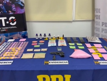 PDI detiene a ocho personas y decomisa $230 millones en drogas en Santiago