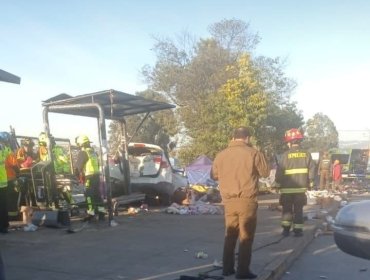 Fatal accidente de tránsito en Viña del Mar: Vehículo irrumpe en la acera dejando 6 personas fallecidas