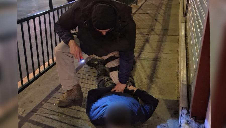Inspectores municipales frustran violento robo con arma blanca y permiten detención de dos delincuentes en Villa Alemana