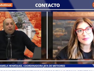 Coordinadora jefa de Meteored y lluvia pronosticada para jueves y viernes: "Tendremos algunos riesgos bastantes relevantes"
