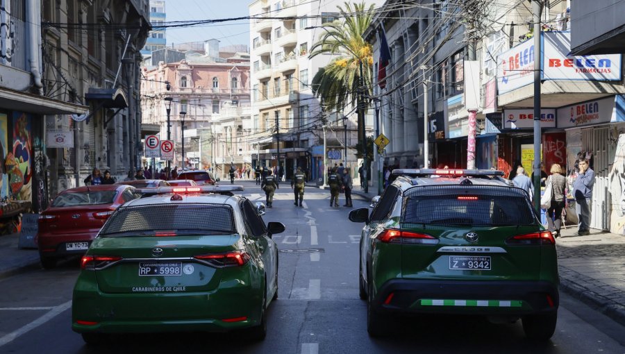 Balance policial en la región de Valparaíso: delitos de mayor connotación social bajan 7,2%, aunque preocupa aumento de homicidios