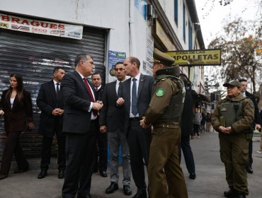 Ministro Arrau destaca caída de 16% en los robos con violencia e intimidación a nivel nacional