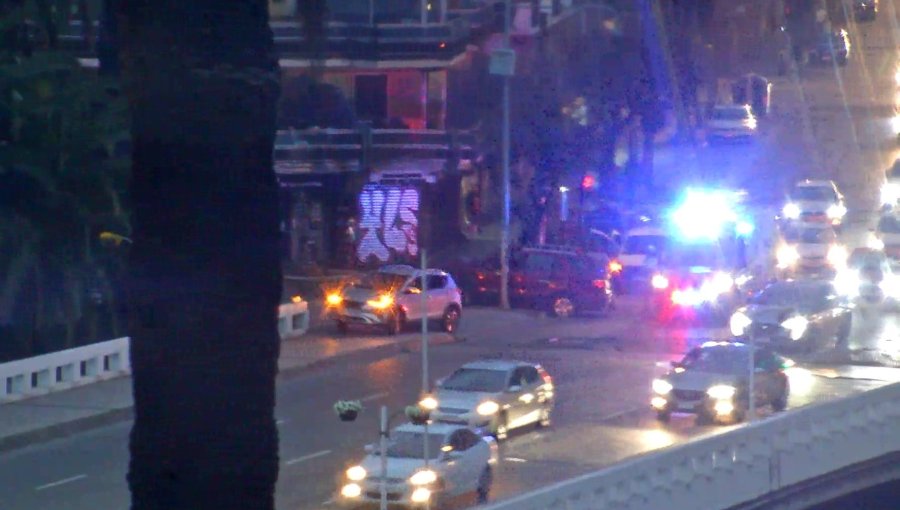 Accidente de tránsito mantuvo inhabilitadas céntricas pistas de Viña del Mar