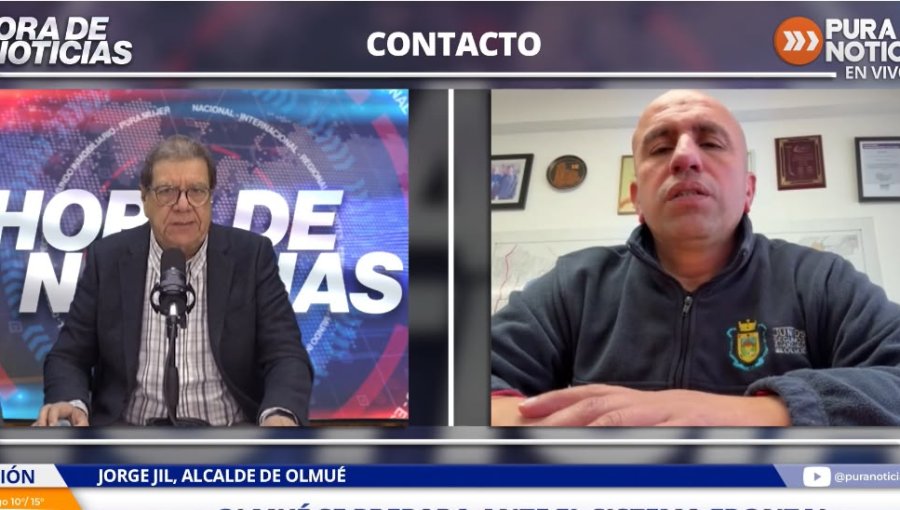 Alcalde de Olmué por sistema frontal: “El punto crítico son las intervenciones de acequias”