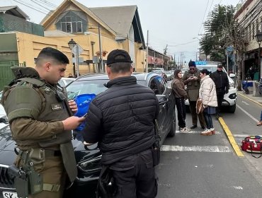 Adulta mayor fue atropellada en una concurrida intersección del centro de La Calera
