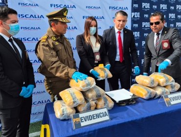 Incautaciones de drogas en Antofagasta suman 117 toneladas y generan pérdidas por US$800 millones al crimen organizado