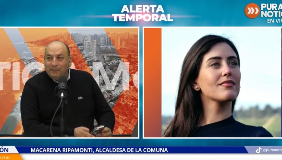 Alcaldesa Ripamonti llama a los viñamarinos a "contribuir de manera individual a la prevención" de cara a los sistemas frontales