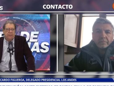 Delegado presidencial de Los Andes por prevención ante sistema frontal: “Hemos adoptado medidas de gran importancia”