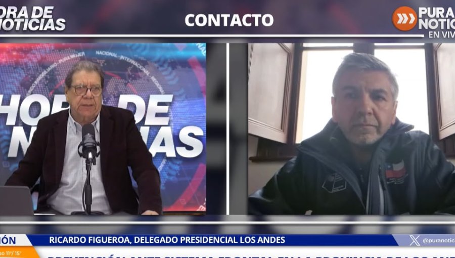 Delegado presidencial de Los Andes por prevención ante sistema frontal: “Hemos adoptado medidas de gran importancia”
