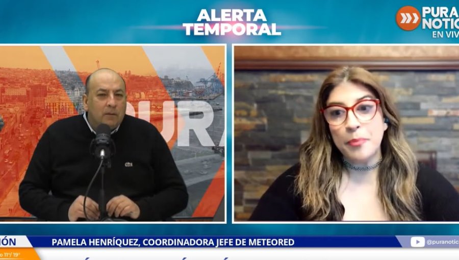 Coordinadora de Meteored anuncia "200 milímetros o más" de lluvias entre jueves y domingo en la región de Valparaíso